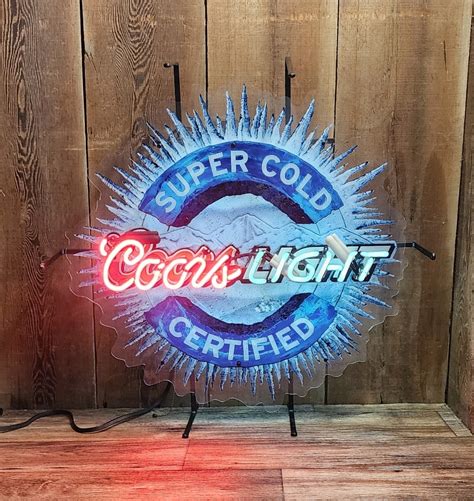 Vintage Coors Light Neon Sign - Etsy