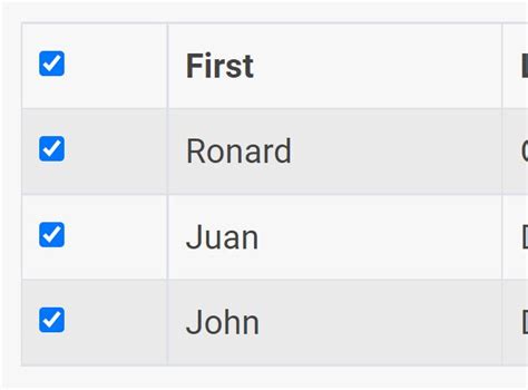 Selecting Tables Rows With Checkboxes Using Jquery Tablecheckbox Js