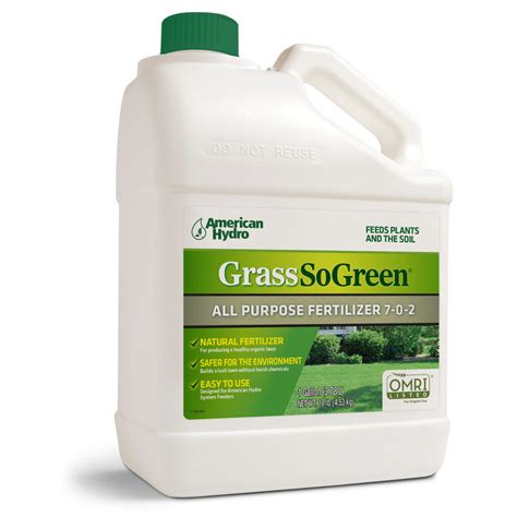 GrassSoGreen® All Purpose Fertilizer, OMRI Listed - Pro Products