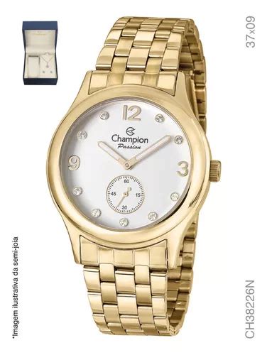 Kit De Reloj Dorado Champion Ch38226n Para Mujer MercadoLibre