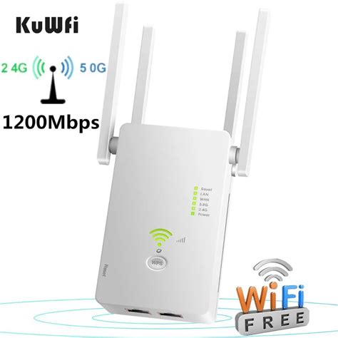 KuWFi répéteur wi fi double bande 1200 5 ghz 2 4 Mbps routeur AP