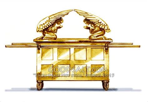 Two Golden Statues Sitting On Top Of A Wooden Table Next To Each Other