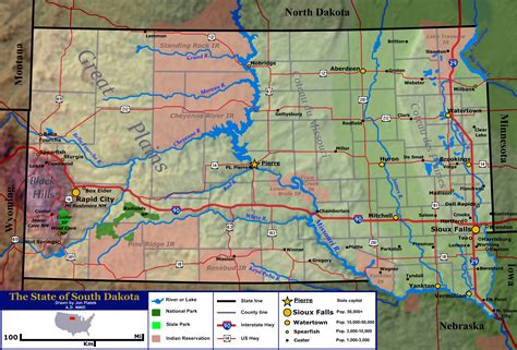 All State Band 2024 South Dakota Map Caye Maxine