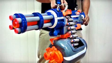 Guy Reimagined NERF Vulcan Into A Fast Foam Dart-spitting Gatling Gun - MIKESHOUTS