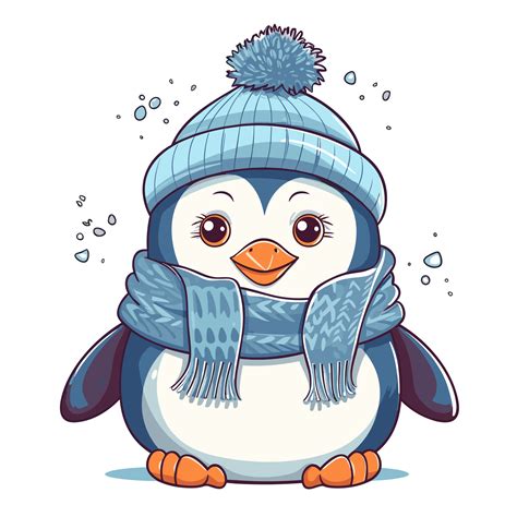 Beautiful Penguin Clipart - Ai Generative 32057685 PNG