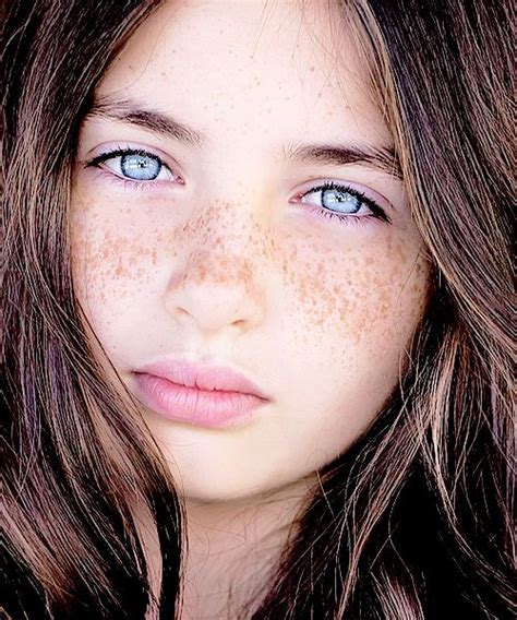 Normgun Beautiful Eyes Beautiful Freckles Blue Eyed Girls