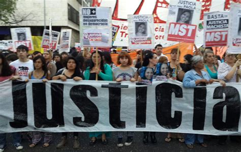 Multitudinarias Marchas En Reclamo De Justicia Por Paola