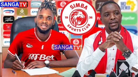 Rasmi Onana Atambulishwa Simba Sc Asain Mkataba Miaka Youtube