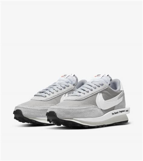 LDWaffle x sacai x Fragment 'Light Smoke Grey' Release Date. Nike SNKRS IN