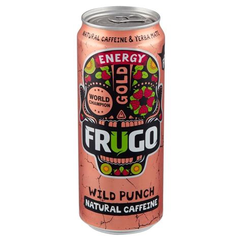 Frugo Wild Punch Gold Energy Gazowany Nap J Energetyzuj Cy Ml