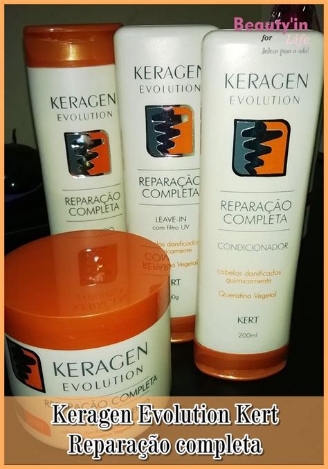 Linha Keragen Reparação Completa Kert Cosméticos Blog Feminina