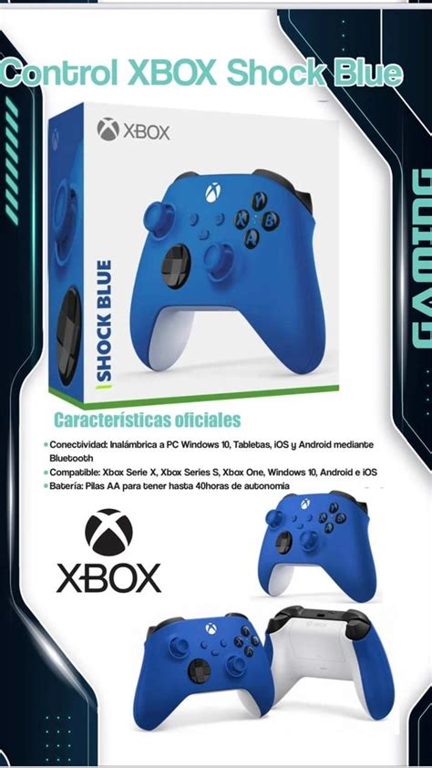 Control Xbox Wireless Controller Series X S Shock Blue Juegos De