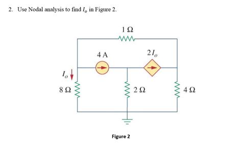 Solved Use Nodal Analysis To Find Io In Figure A Chegg