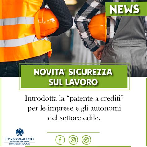 SICUREZZA SUI LUOGHI DI LAVORO NEL SETTORE EDILE INTRODOTTA LA PATENTE