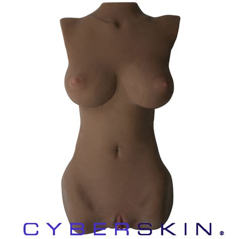 Cyberskin Virtual Sex Ultra Perfect Black Woman Realistic Torso