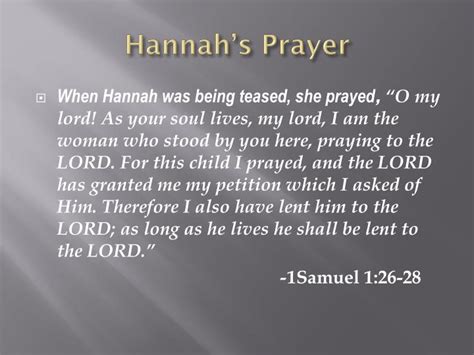 PPT - Hannah From the Bible PowerPoint Presentation - ID:5498435