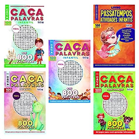 Kit 5 Livros Passatempos Infantis Ed 2