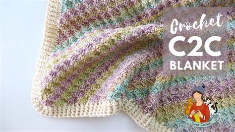 Crochet Simple And Fast Corner To Corner Baby Blanket C2C YouTube