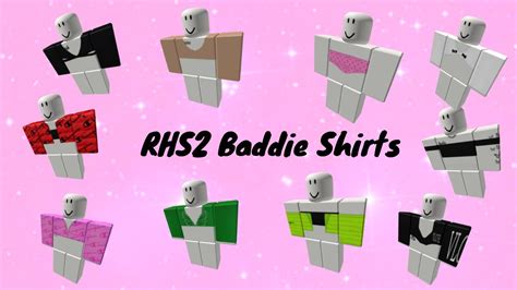 15 Roblox Baddie Shirts Codes For Brookhavenbloxburg And Berry Avenueelsie Codes Youtube