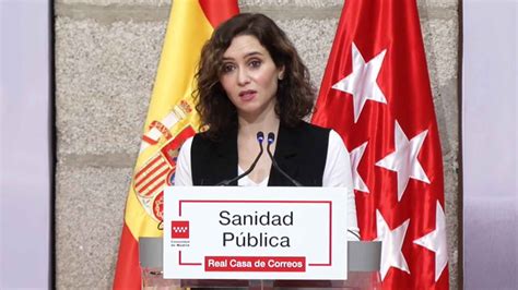 Ayuso Presenta Su Plan De Salud Mental Millones De Euros