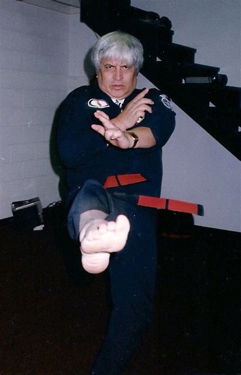 Ed Parker Doing A Front Kick Karate Styles Kenpo Karate Black Belt