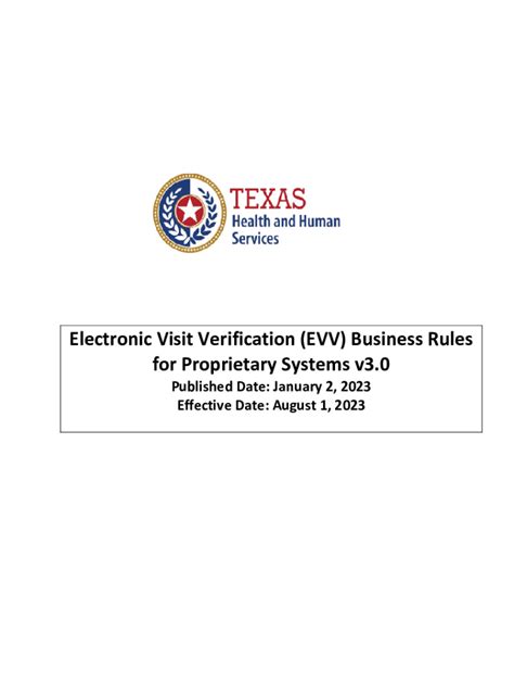 Fillable Online Evv Compliance Rules State By State Fax Email Print