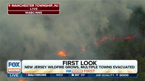 New Jersey Wildfire Burning Thousands Of Acres Threatening Structures In The Area Latest