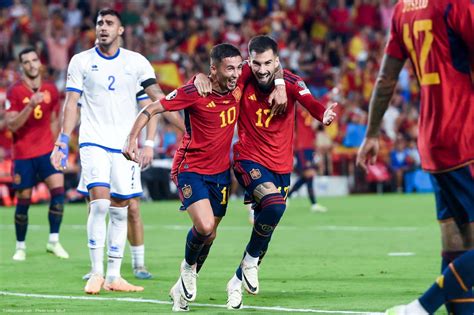 Match Chypre Espagne chaîne TV et compos probables