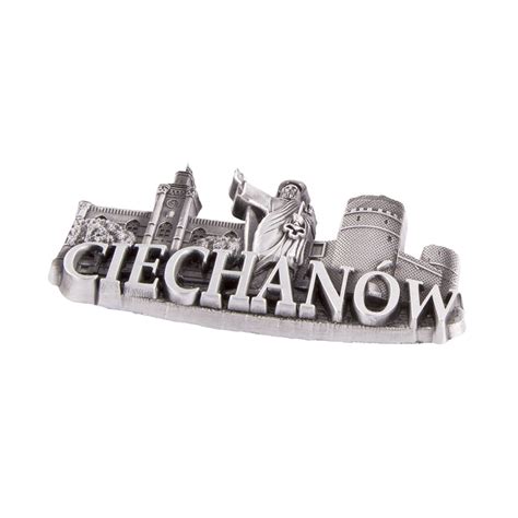 Magnes Metalowy Panorama Ciechan W Pami Tki Z Polski Souvenirs From