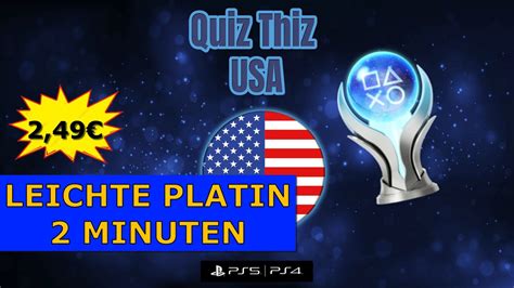 QUIZ THIS USA Super leichte Platin in 2 Minuten Trophäen Guide