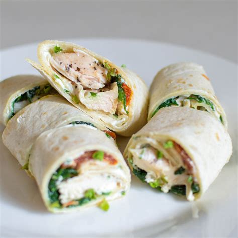 Wraps Healthy Poulet Avocat Avec Des Tomates S Ch Es Patati Patate