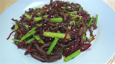 Shredded Beef Szechuan Style