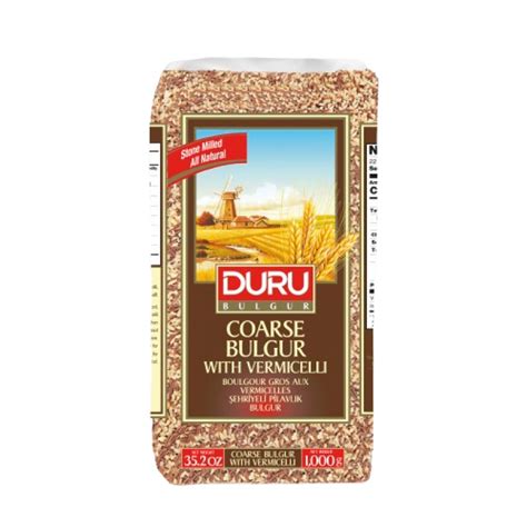 Duru Medium Coarse Bulgur With Vermicelli 1 Kg X 10 Pack Distributor