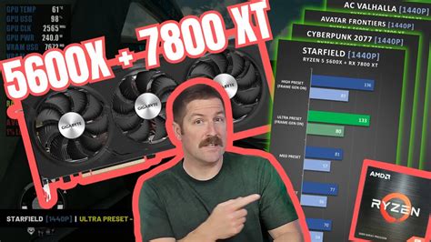 5600X + 7800 XT Benchmark in 17 Games [1080P & 1440P] - YouTube