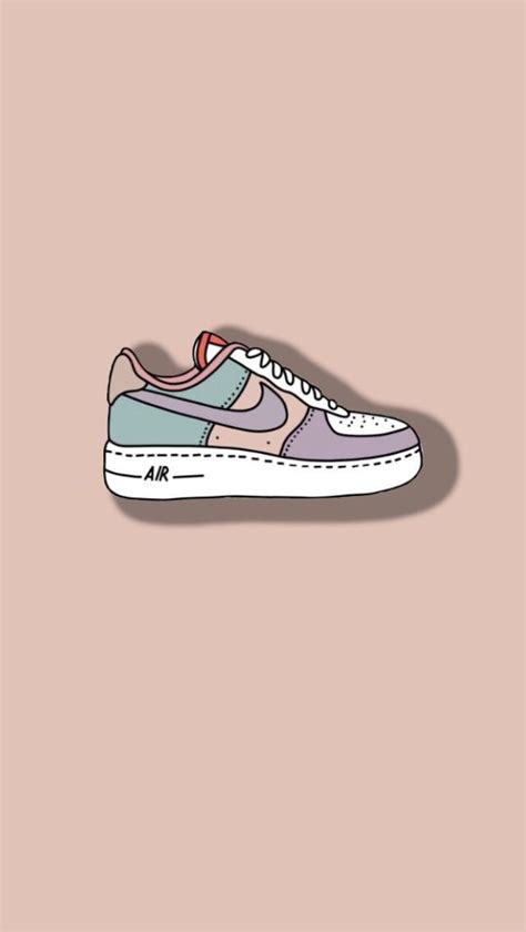 Nike Air Force Wallpaper Sneakers Illustration, Nike Wallpaper, Nike ...