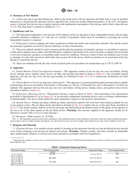 Astm D Standard Test Methods For Flash Point By Pensky Martens