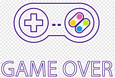 Game Over Tecnolog A Abstracta Interfaz Banner Controlador De Juego