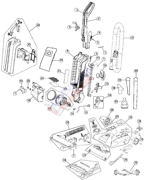 Hoover Windtunnel T Series Parts Diagram