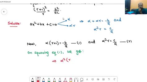 Quadratic Equation Jee Advanced Part 3 Youtube