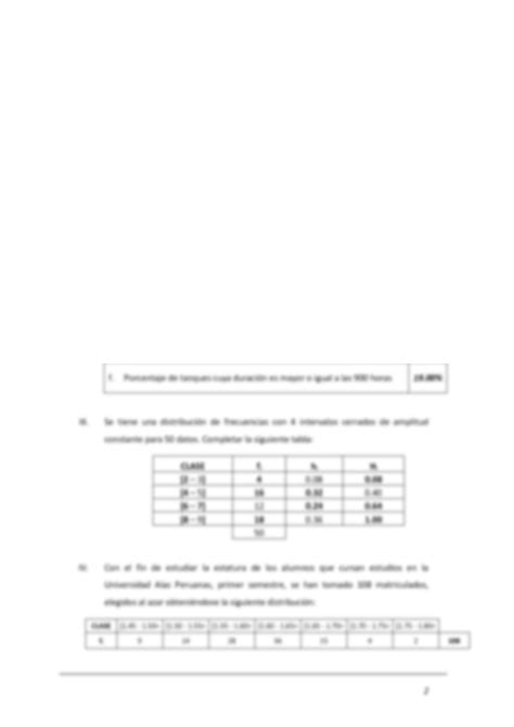 SOLUTION Bioestad Stica Pr Ctica Resuelta De Tabla De Distribucion De