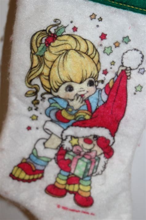 Rainbow Brite Christmas Stocking 1983 Hallmark Rainbow Etsy Rainbow Brite Christmas