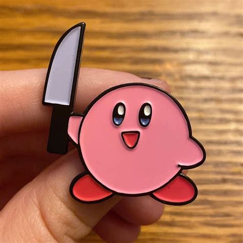 Kirby With A Knife Pin - Shut Up And Take My Yen