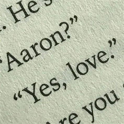 An Old Typewriter With The Words He S Aaron Yes Love Are You