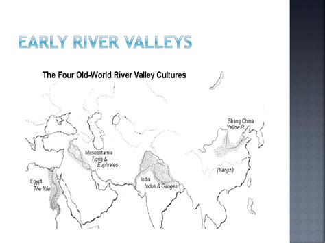 Early River Valleys Early River Valleys Early Civilizations The