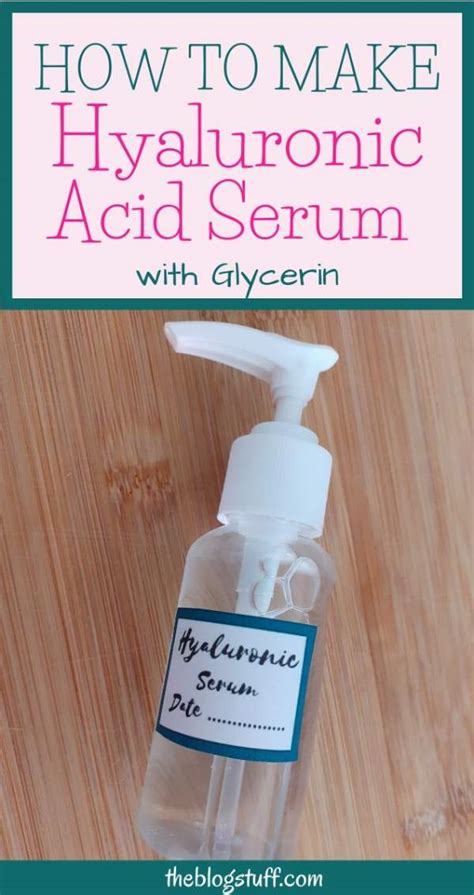 DIY Hyaluronic Acid Serum Recipe (super Easy To Make)