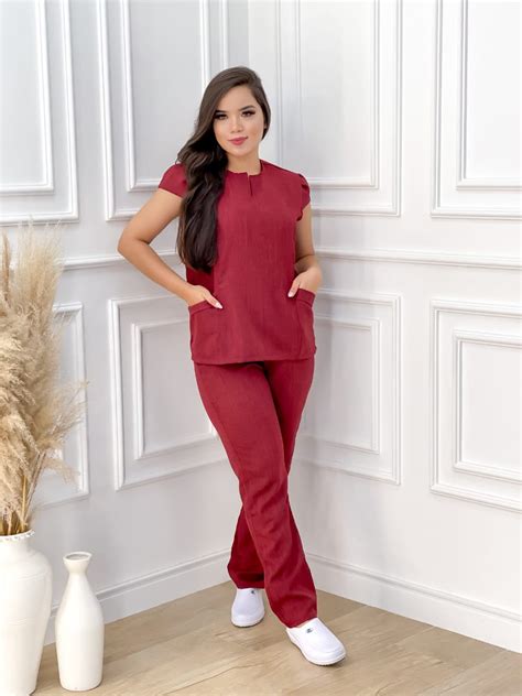 Scrubs Manga Princesa Oxford Melange Verde Gua Yone Jalecos