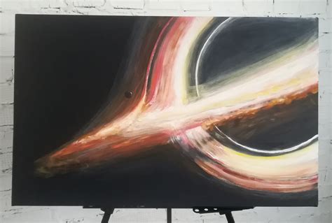 Acrylic Painting Black Hole