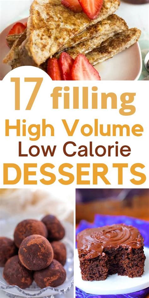 Best High Volume Low Calorie Desserts That Are Filling And Delicious These Volume Eating