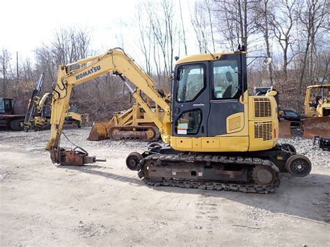 Komatsu Pc Mr Hydraulic Excavator Hi Rail A C Erops Street