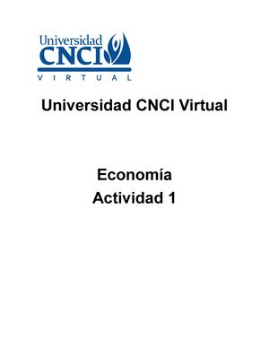 Actividad Formaci N De Emprendedores Universidad Cnci Virtual